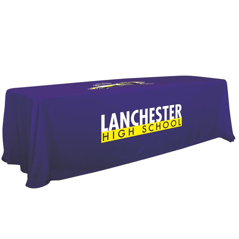 8' Convertible Table Throw (Two Location Full-Color Thermal Imprint)