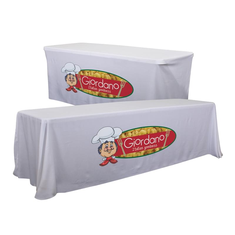 8' Convertible Table Throw Dye-Sub (Full-Color, Front Only)