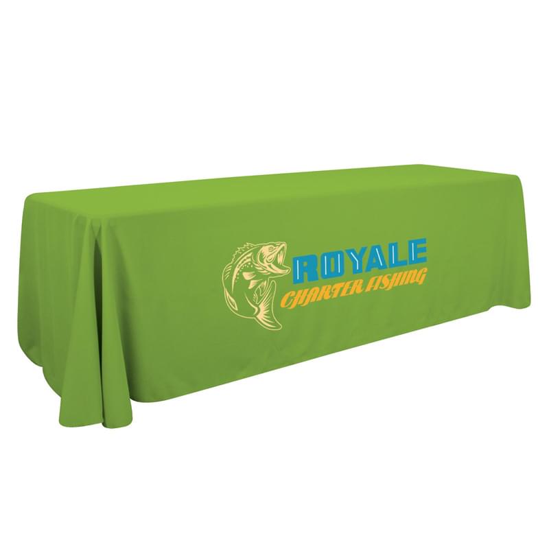 8' Economy Table Throw (Full-Color Front Only)
