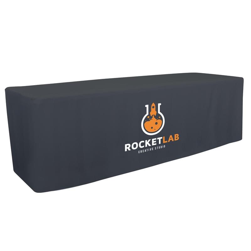 8' Fitted Table Throw (Full-Color Front Only)