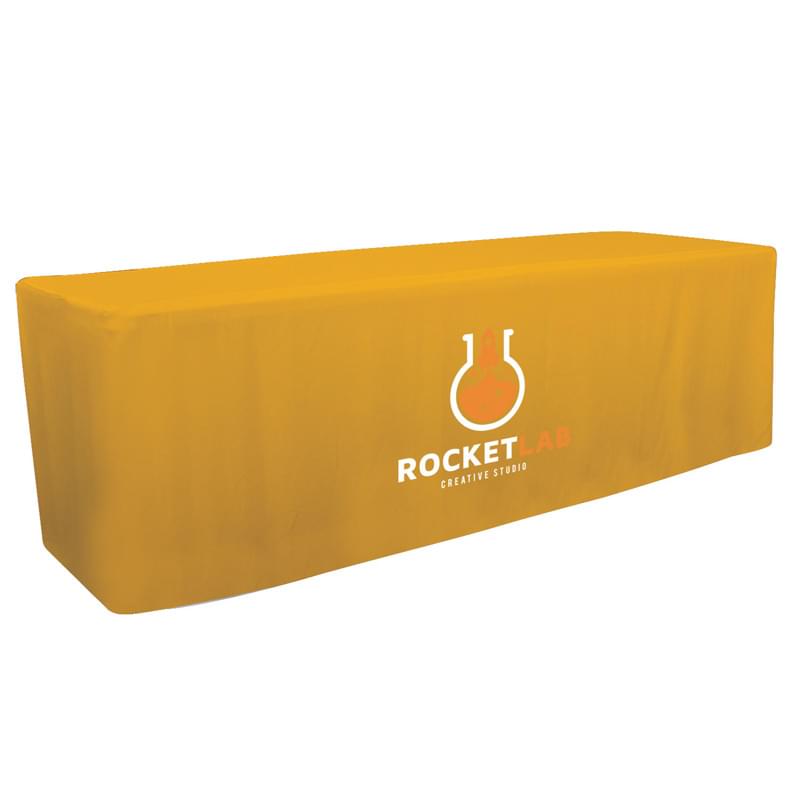 8' Fitted Table Throw (Full-Color Front Only)