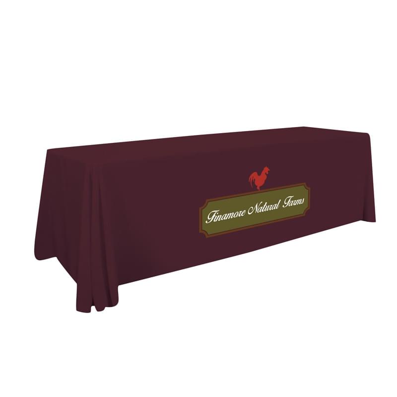8' Standard Table Throw (Full-Color Front Only)
