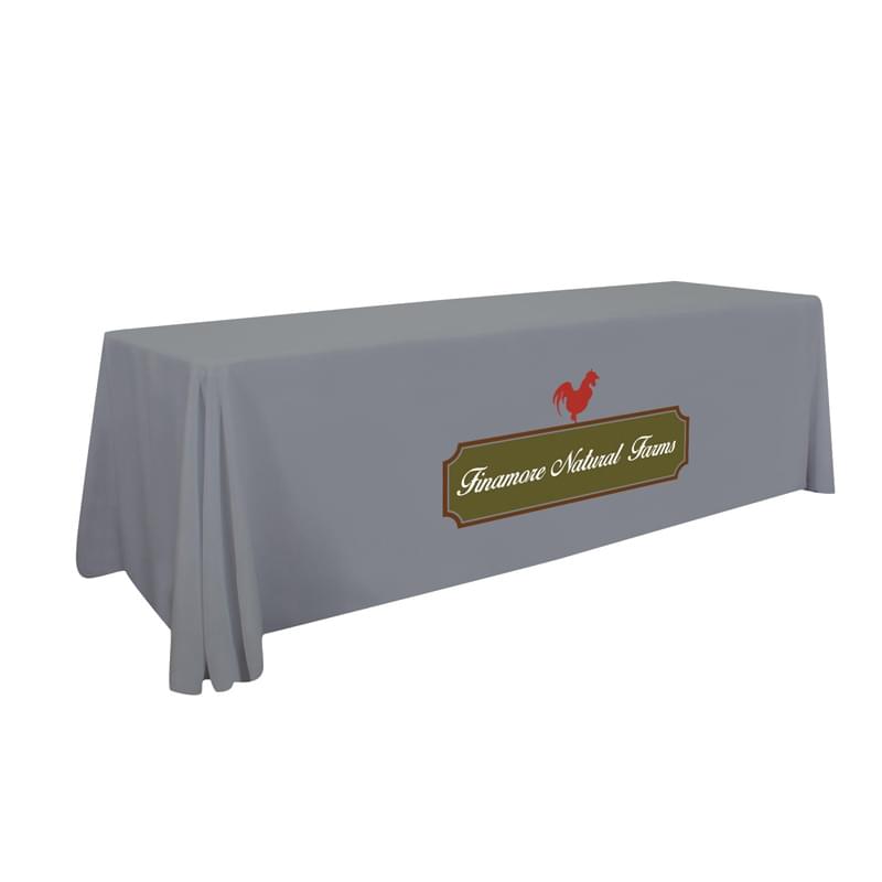 8' Standard Table Throw (Full-Color Front Only)