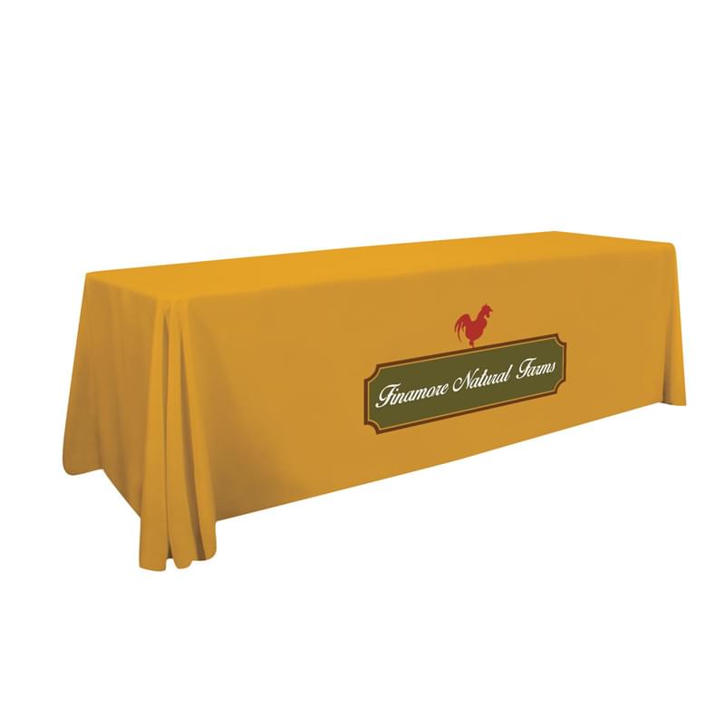8' Standard Table Throw (Full-Color Front Only)