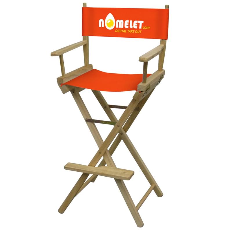 Bar-Height Director's Chair (Full-Color Imprint)