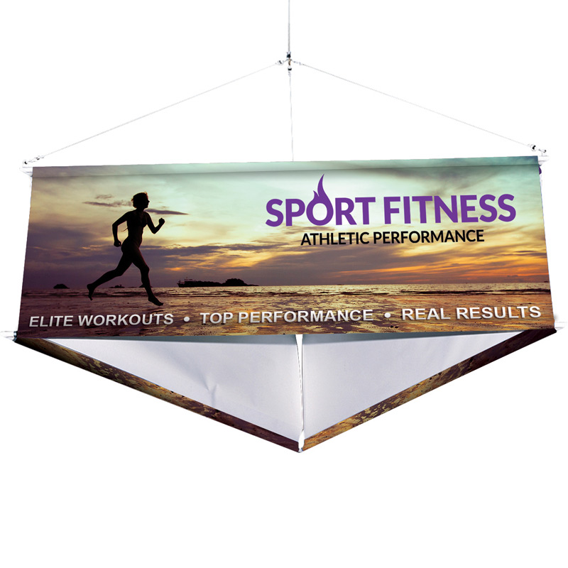 10' 3-Sided Hanging Banner Kit