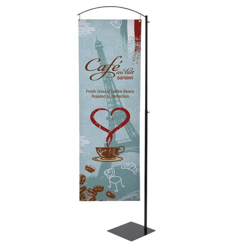 Curved Cantilever Banner Display Kit