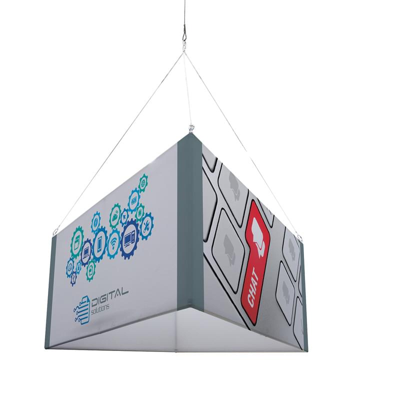 8' Triangle EuroFit Hanging Banner Kit