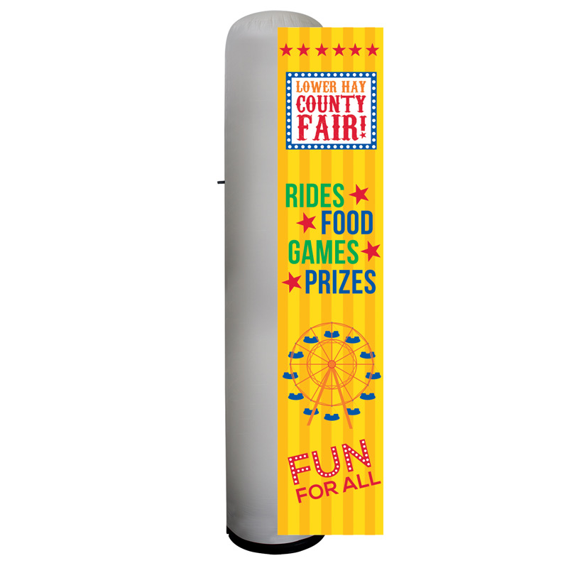 12' Cyclone Inflatable Tower Replacement Graphic