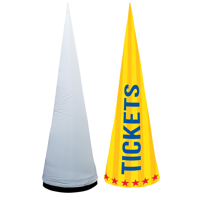 8' Cyclone Inflatable Cone Replacement Graphic