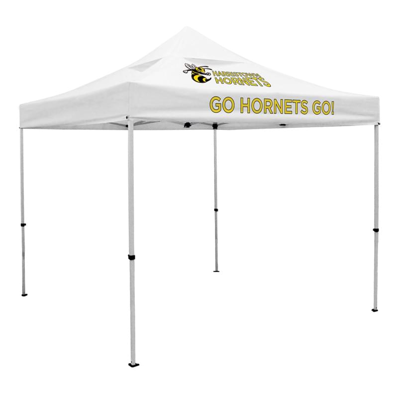 10' Deluxe Tent Kit with Vented Canopy (Imprinted, 2 Locations)