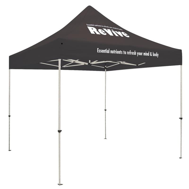 Standard 10' Tent Kit (Full-Color Imprint, 2 Locations)