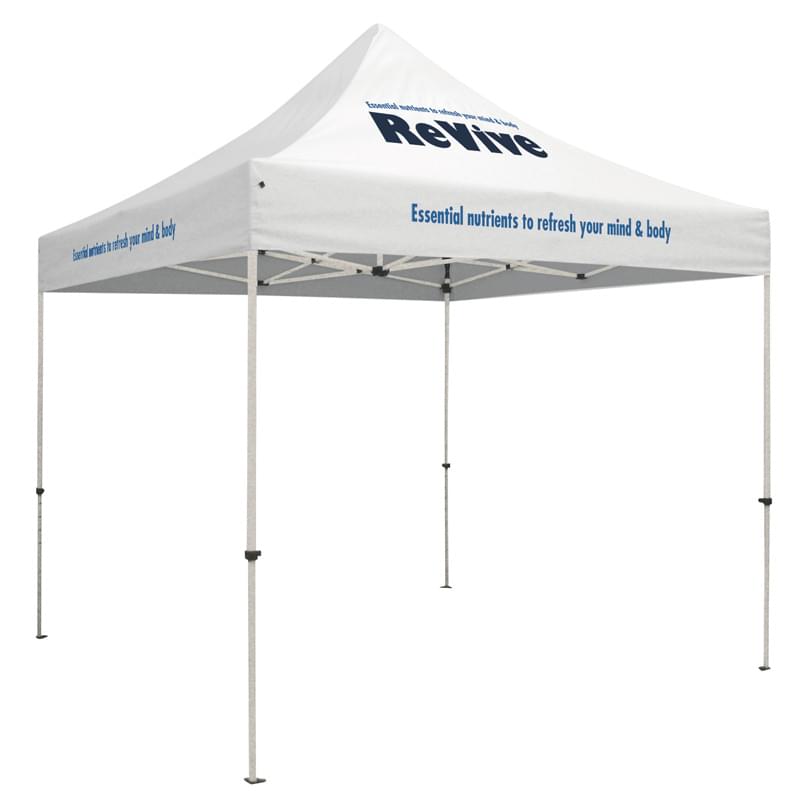 Standard 10' Tent Kit (Full-Color Imprint, 3 Locations)