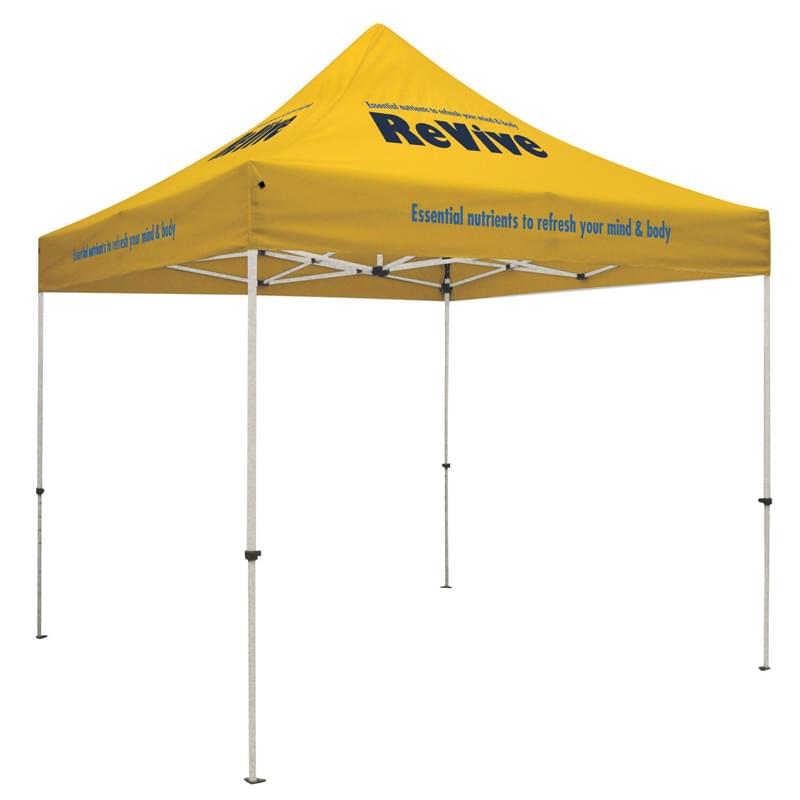 10' Standard Tent Kit (Full-Color Imprint, 4 Locations)