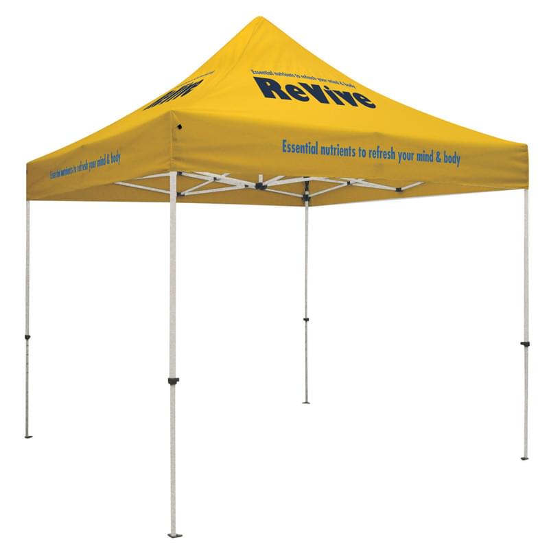 Standard 10' Tent Kit (Full-Color Imprint, 7 Locations)