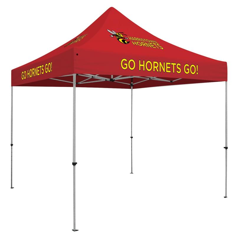 10' Deluxe Tent Kit (Full-Color Imprint, 4 Locations)