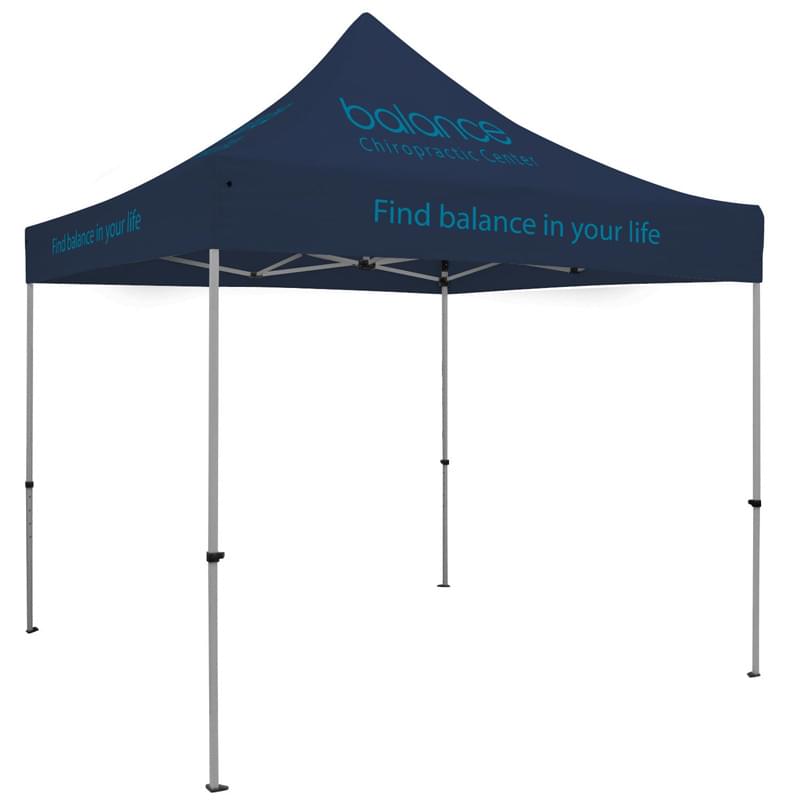 Premium Aluminum 10' Tent Kit (Imprinted, 7 Locations)