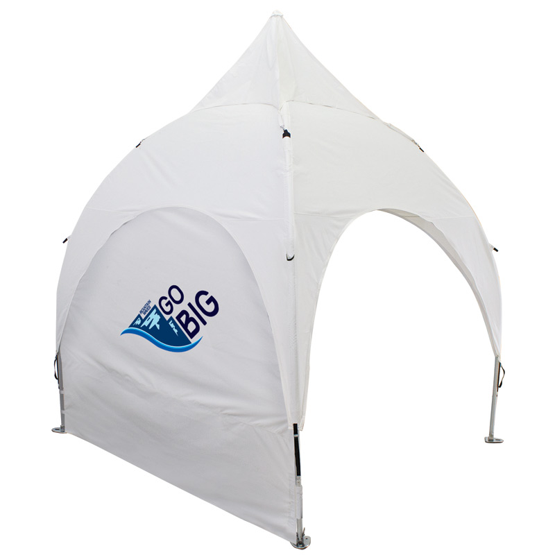 Archway Tent Full Wall with Zipper - White Only (Full-Color Thermal Imprint)