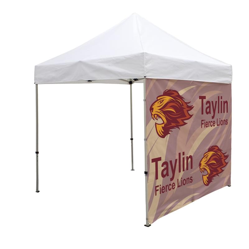 8 Foot Wide Tent Middle Zipper Wall Only with Zipper Ends (Full-Color Full Bleed Dye-Sublimation)