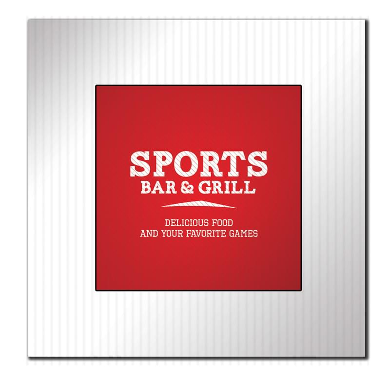 18" x 18" Corrugated Plastic Sign (1-Sided)