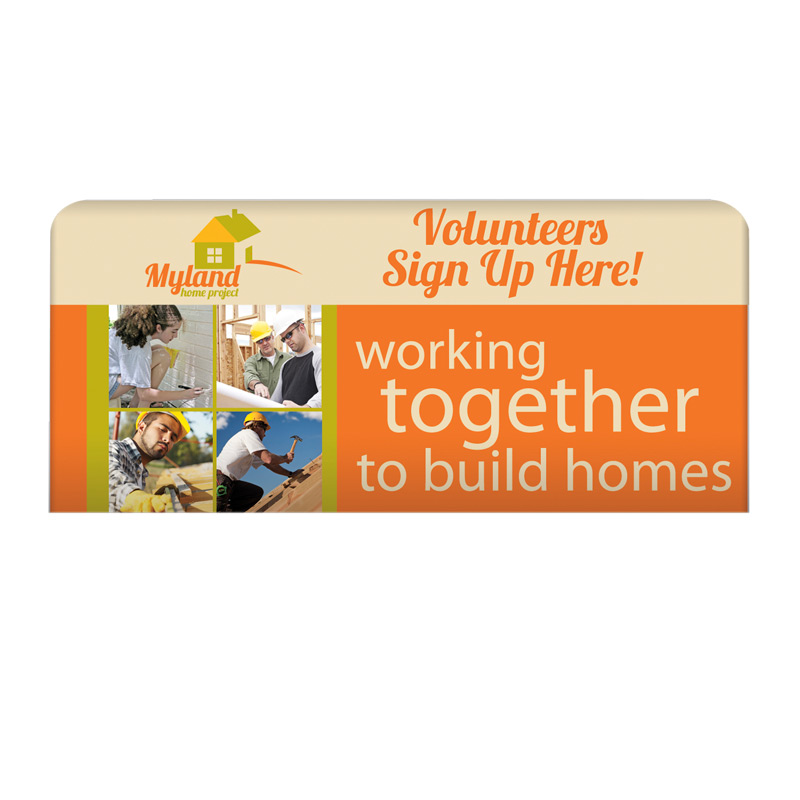 8' Short Wall Replacement Graphic (for 2013 Hardware) Hardware no longer available