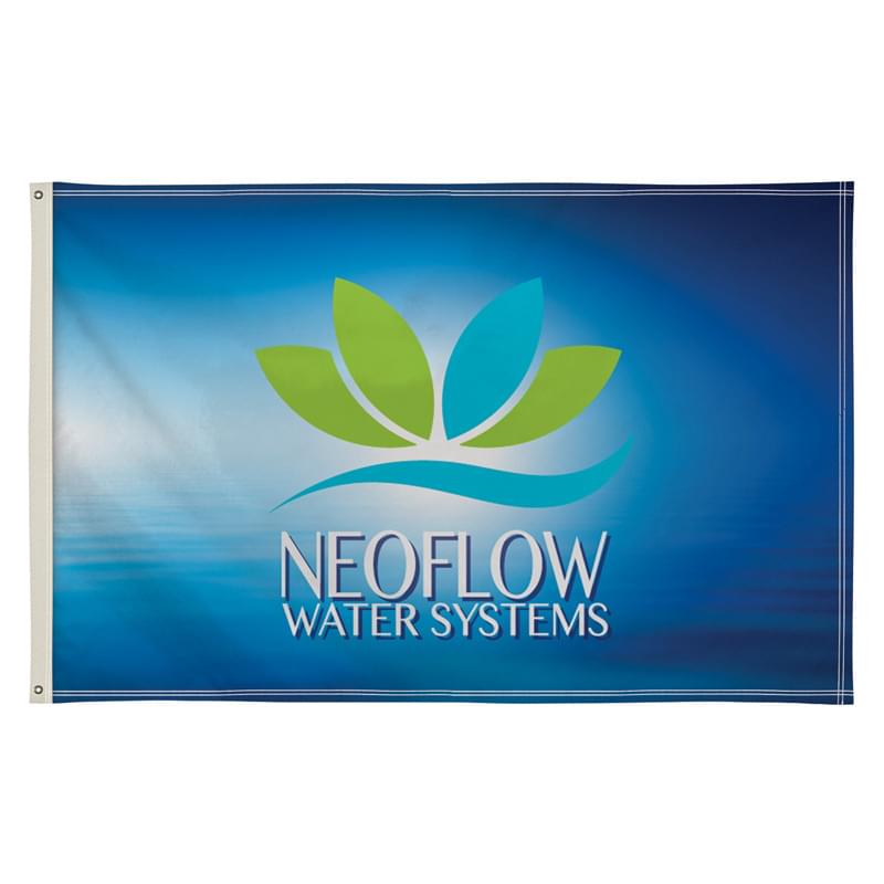 5' x 8' Full-Color Double-Sided Flag
