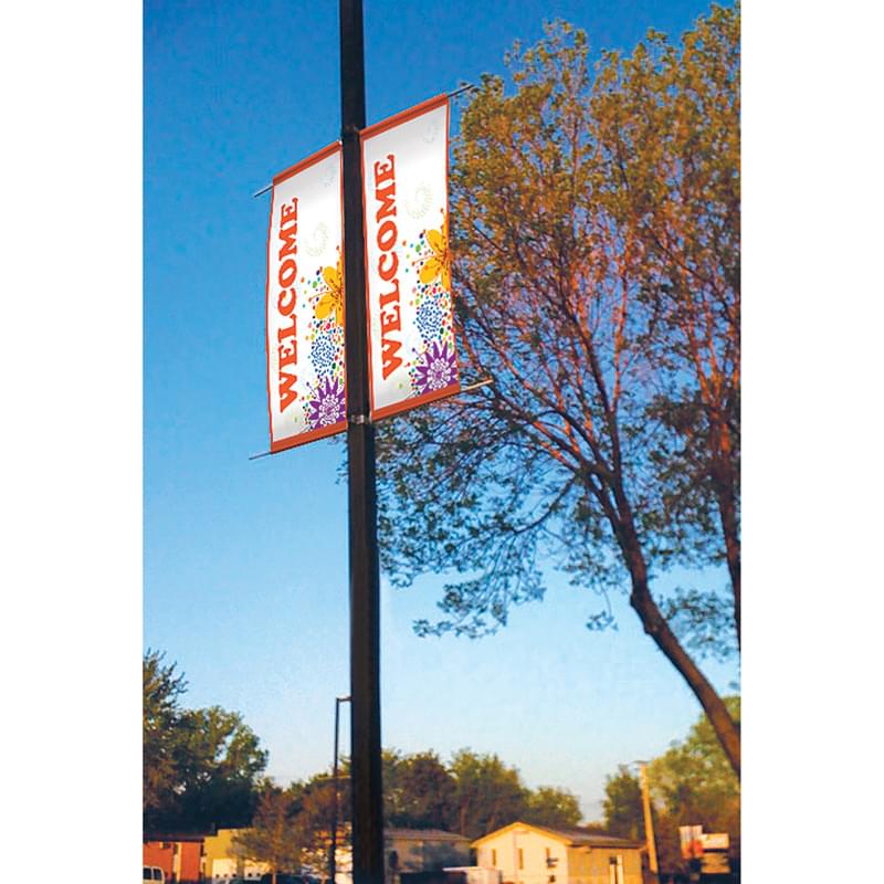 24" x 36" 18 oz Opaque Material Rectangular Boulevard Double-Sided Banner