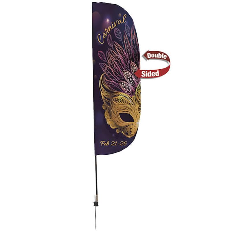 10' Stadium Flutter Flag Kit Double-Sided