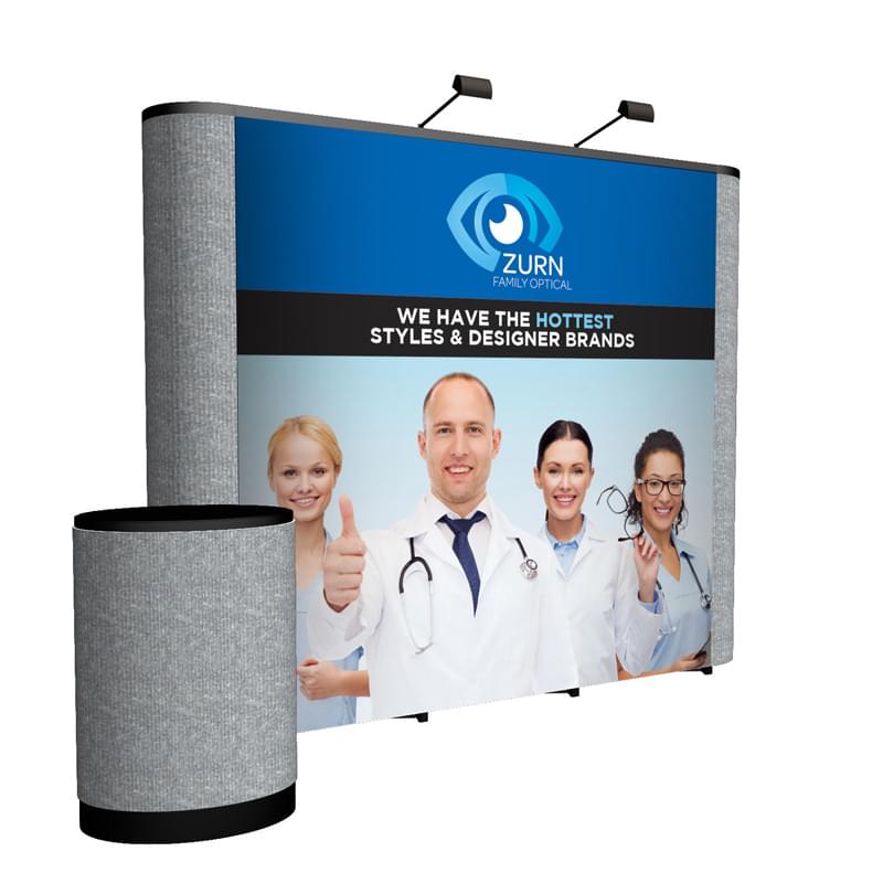 10' ARISE Straight Floor Kit (Mural with Fabric)
