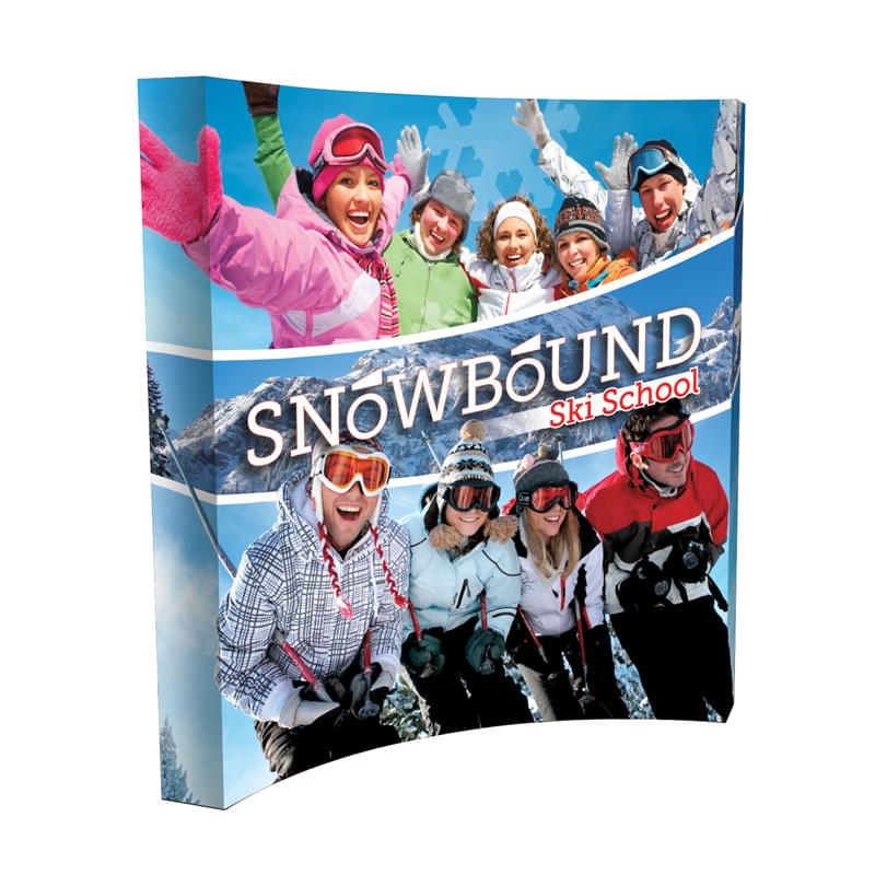 8' Splash Curved Wrap Graphics Kit