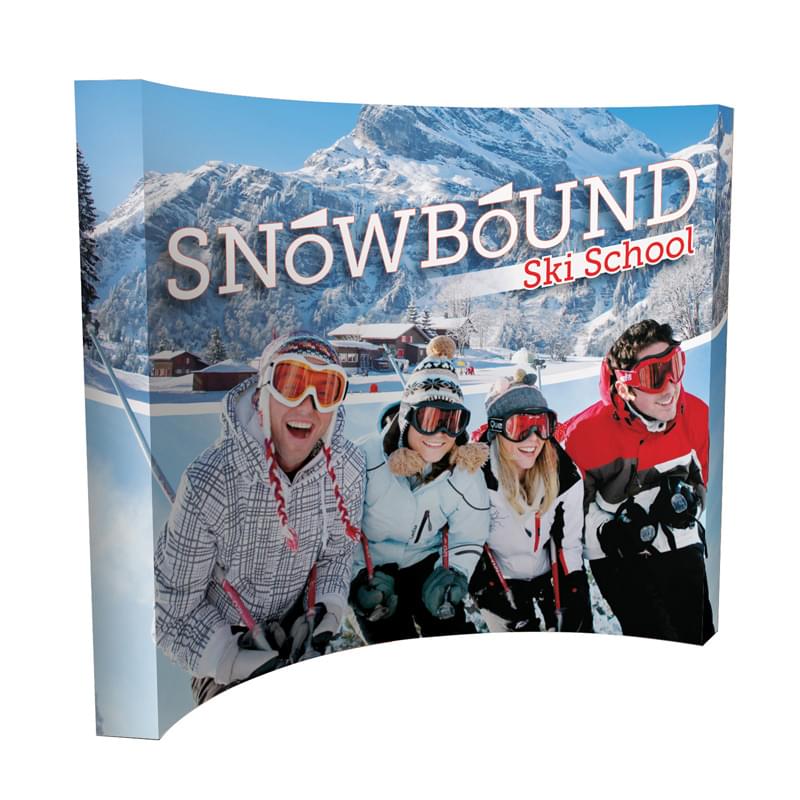 10' Splash Curved Wrap Graphics Kit