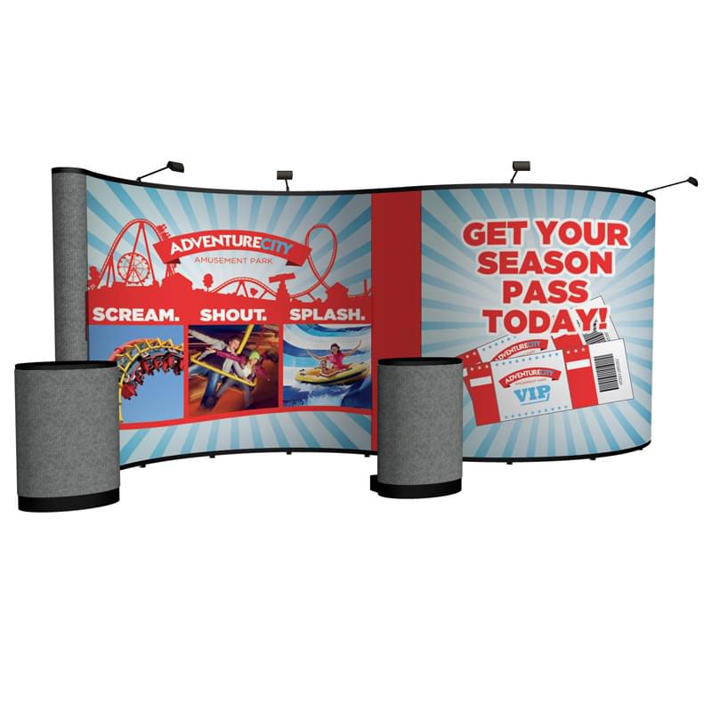 20' Show 'N Rise Serpentine Floor Kit (Mural with Fabric)