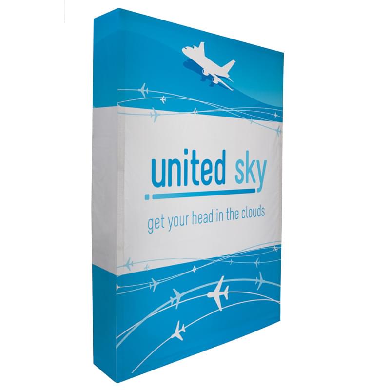 Splash 5' Straight Floor with 4-Sided Graphic Kit