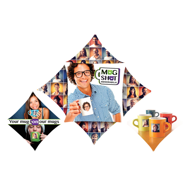 Deluxe Geometrix 6 Qd Fabric Display Replacement Graphics