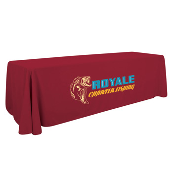 8' Economy Table Throw (Full-Color Front Only)