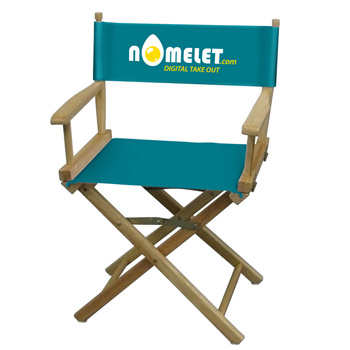 Table-Height Director's Chair (Full-Color Thermal Imprint)