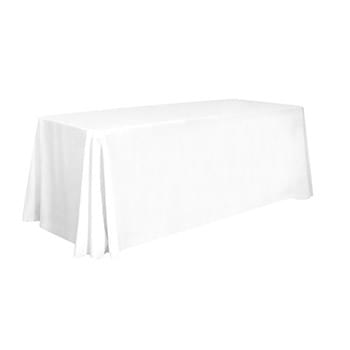 6' Stain-Resistant 3-Sided Table Throw (Unimprinted)