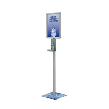 Deluxe Hand Sanitizer Stand Kit Full-Color Imprint