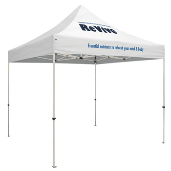 Standard 10' Tent Kit (Full-Color Imprint, 2 Locations)
