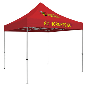 Deluxe 10' Tent Kit (Full-Color Imprint, 2 Locations)
