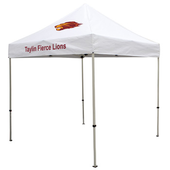 Deluxe 8' Tent Kit (Full-Color Imprint, 2 Locations)