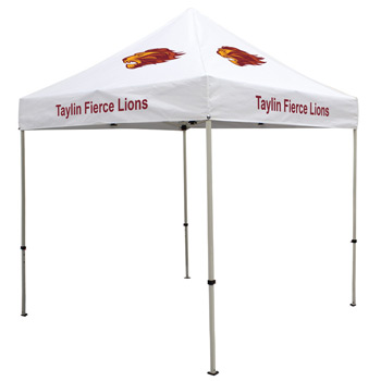 Deluxe 8' Tent Kit (Full-Color Imprint, 4 Locations)